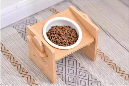 竹木寵物碗實用貓狗盆可調整高度貓咪雙碗 - 千騰倉儲設備 | 倉儲設備,物料架,移動櫃